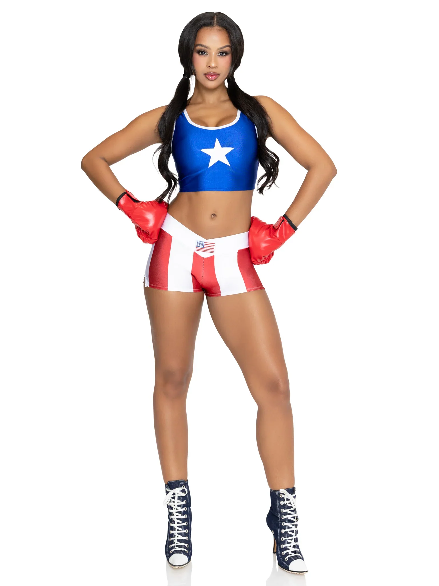 SEXY KNOCK OUT CHAMP BOXER COSTUME FOR WOMEN