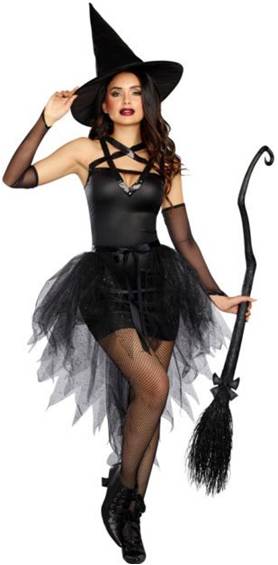 SEXY WICKED WITCH COSTUME FOR WOMEN