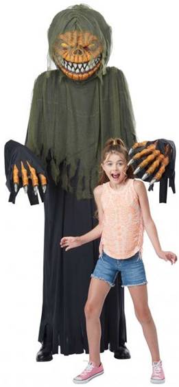 TOWER TERROR PUMPKIN COSTUME FOR ADULTS